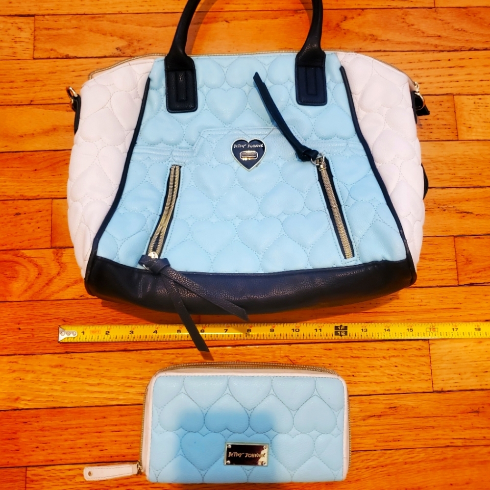 Betsey Johnson Hearts Purse and Wallet
